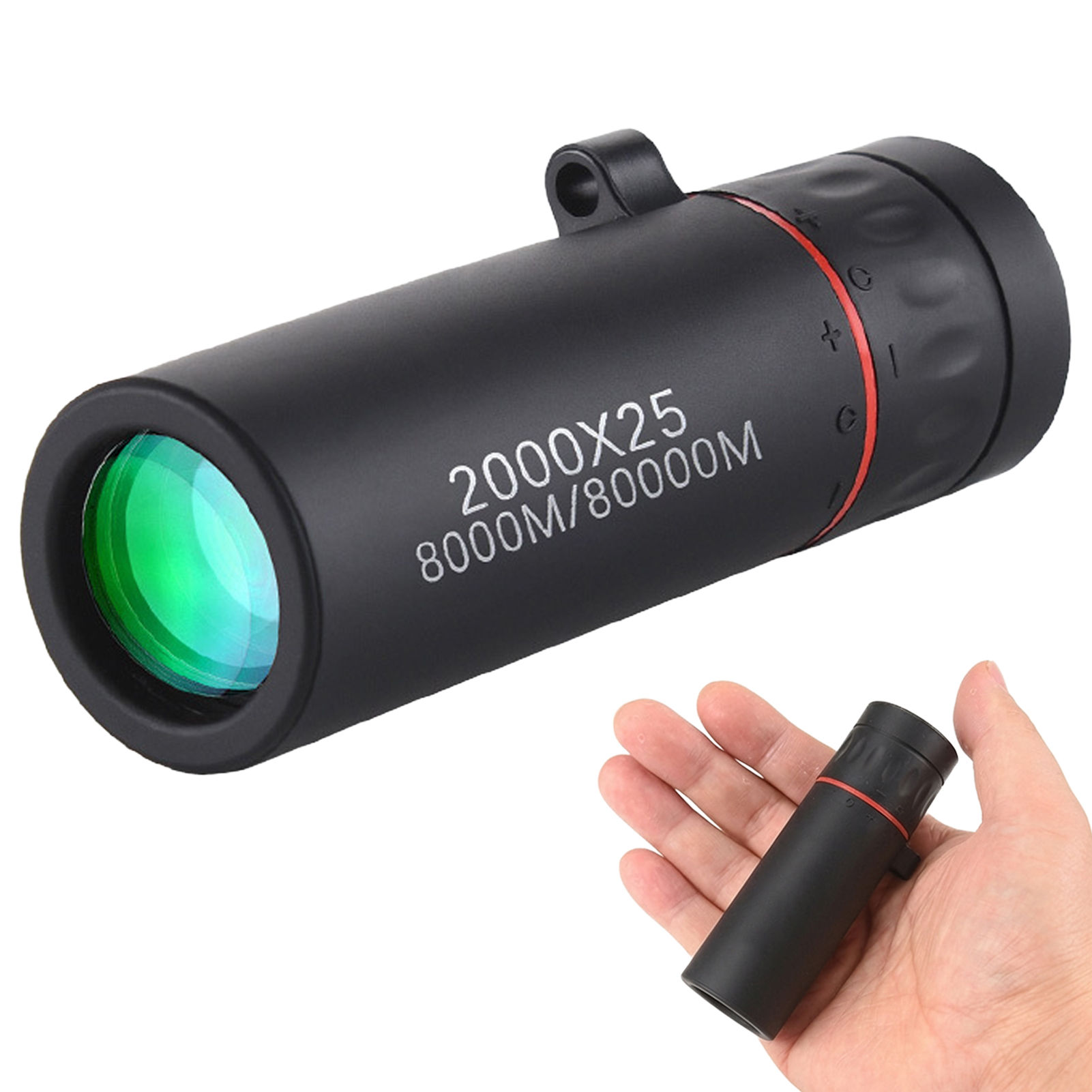 Outdoor Adventure And Travel - Mini Monocular Telescope High-Power Zoom for