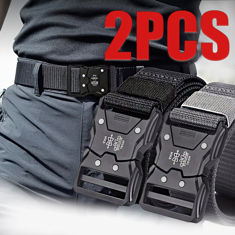 Outdoor Youth Adventure - 2pcs Fashion Men's Canvas Belt Simple