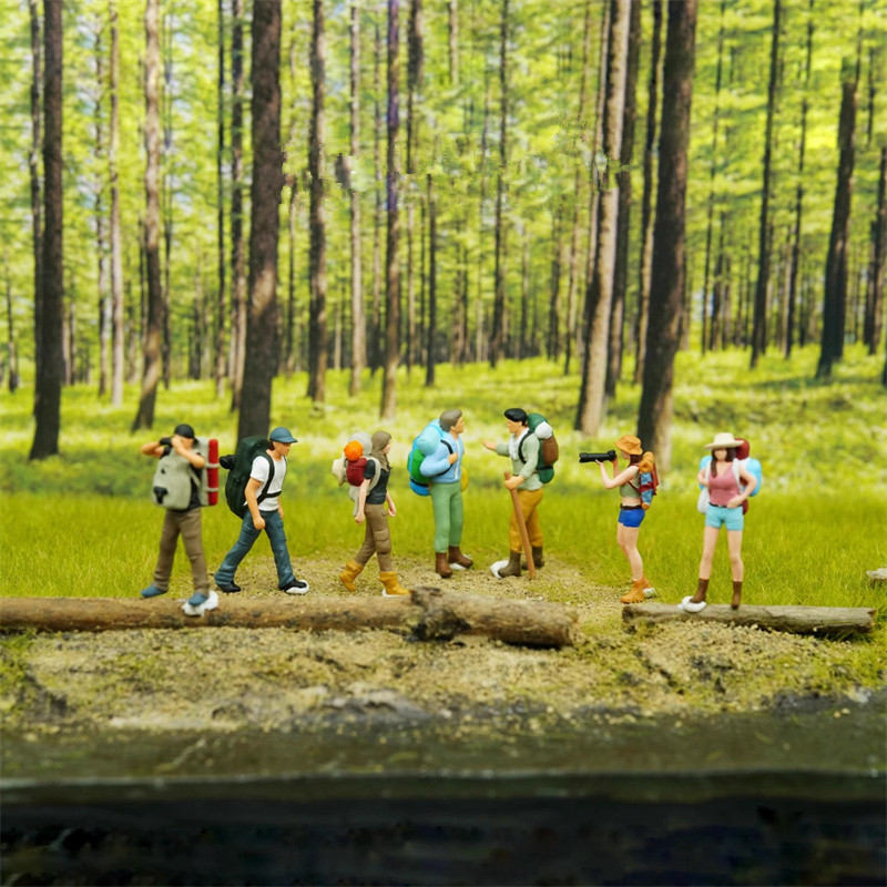 Outdoor Adventure Movies - 1/64 Resin Painted Handmade 3D 1/87