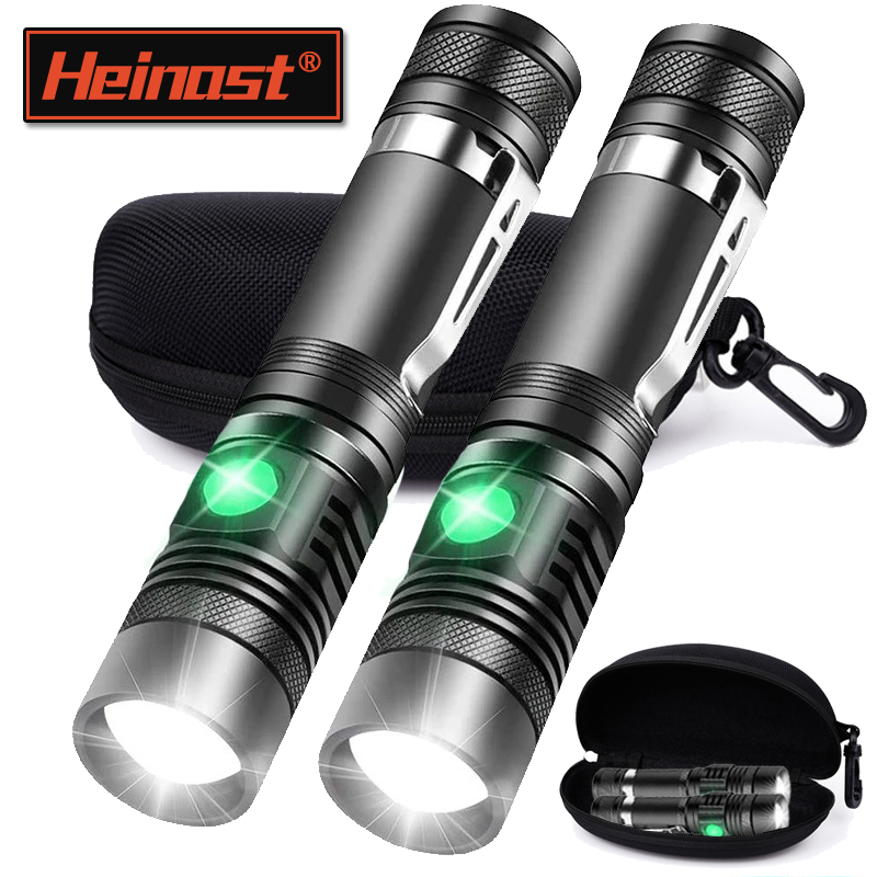 Outdoor Adventure Hunt - Rechargeable T6 Handheld Flashlight Use 18650