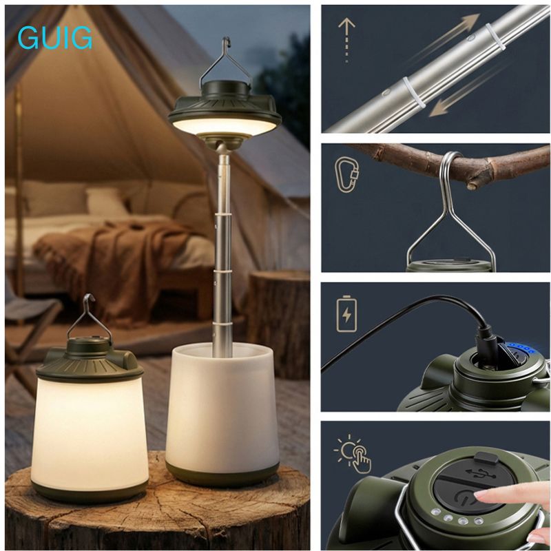 Outdoor Adventure Ni - New Telescopic RGB Camping Light USB