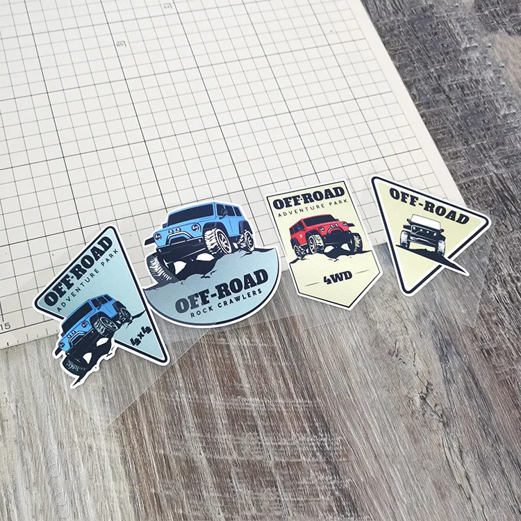 Outdoor Adventure Words - Motorcycle Sticker for Outdoor 4WD Off