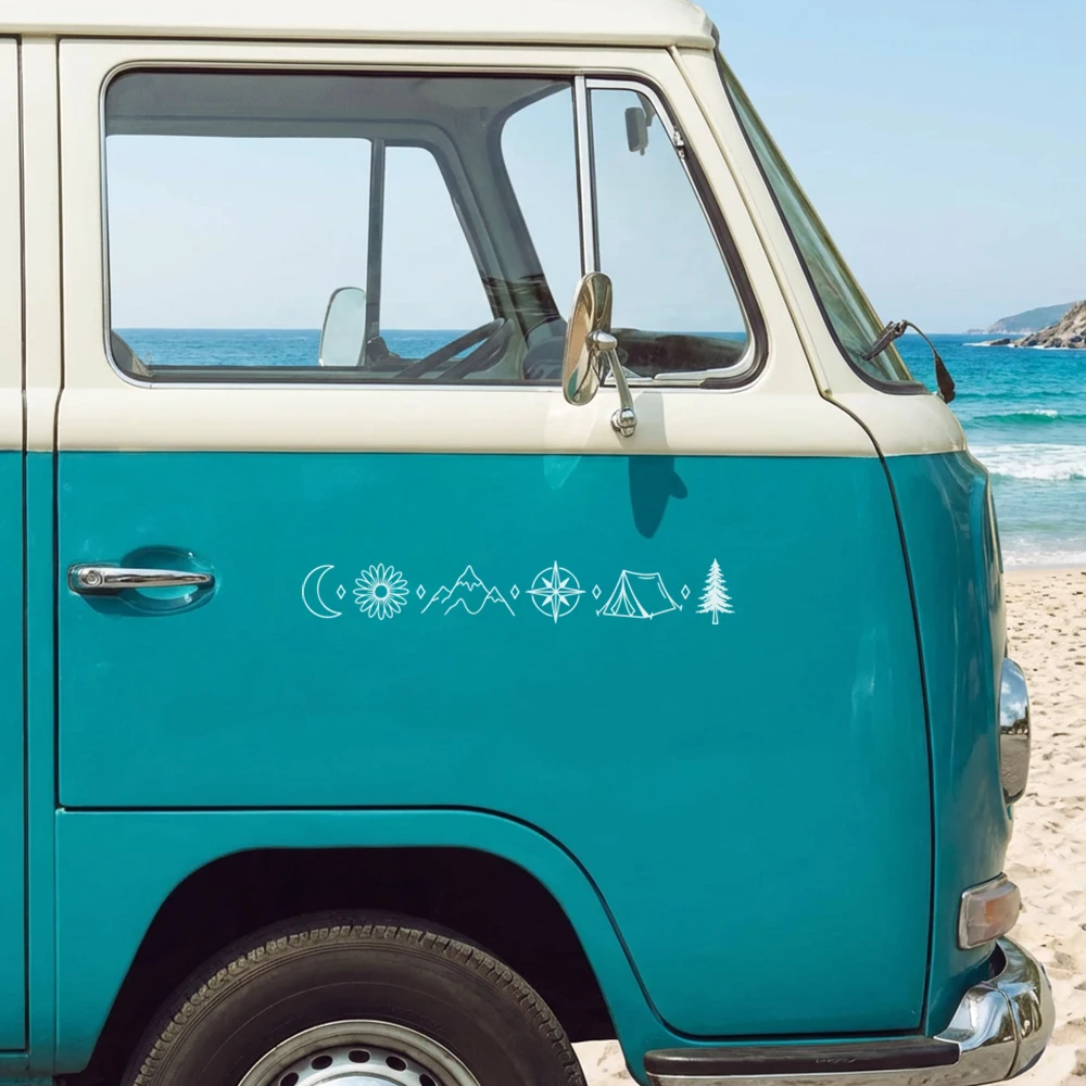 Outdoor Adventure Words - Outdoor Adventure Stories Design Car Stickers