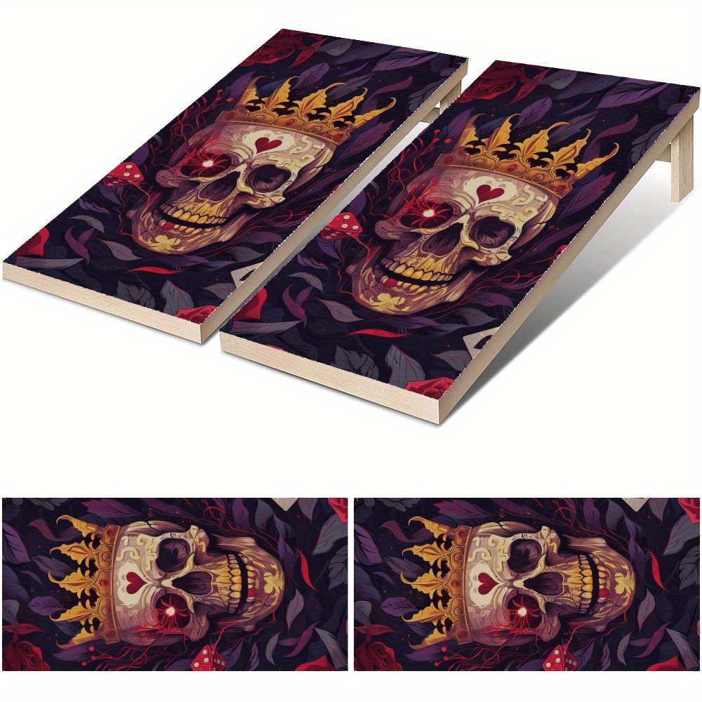 Outdoor Adventure Films - Crowned Skull Adventure Waterproof Cornhole Board