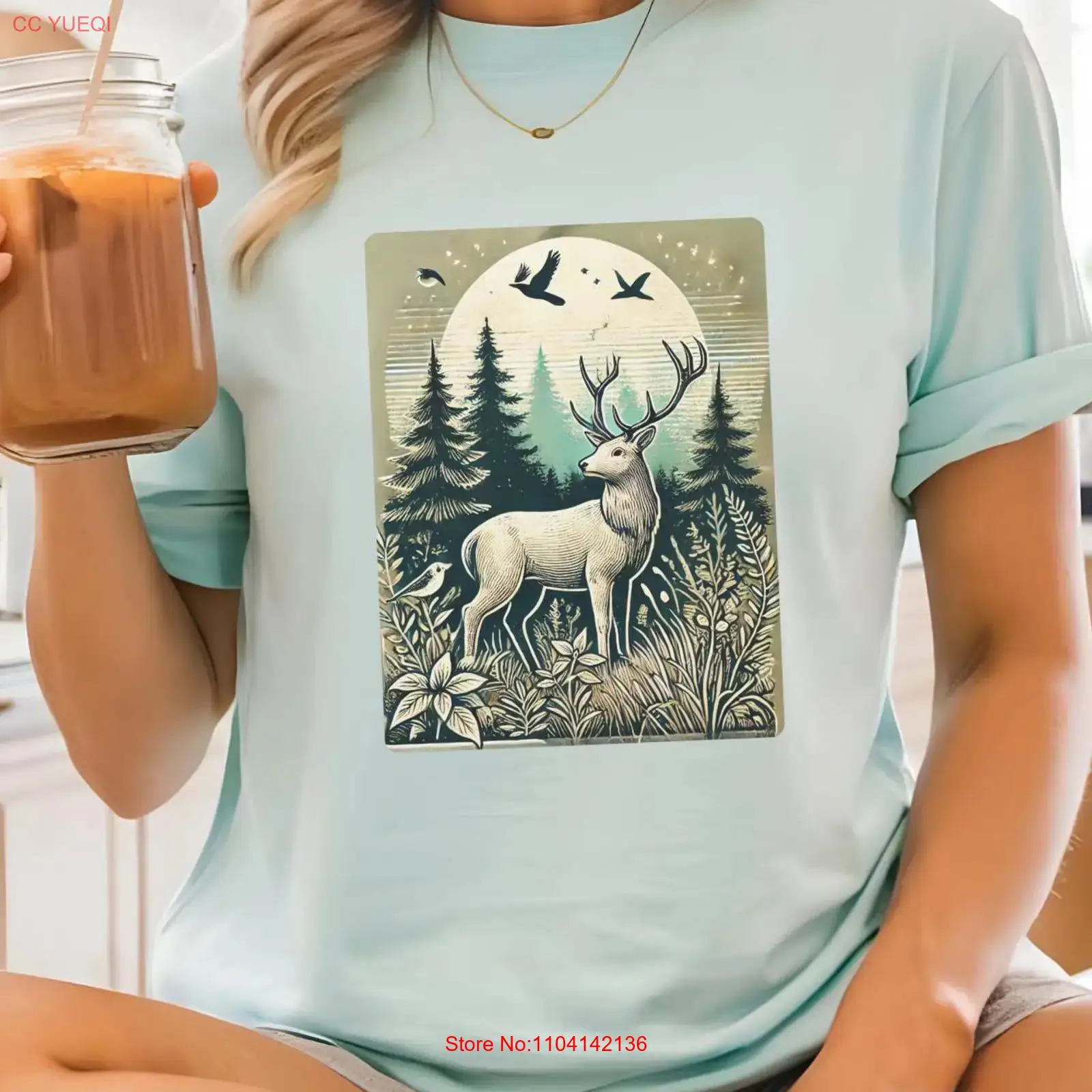 Outdoor Adventure Hunt - Vintage Deer T Shirt Retro Hunting