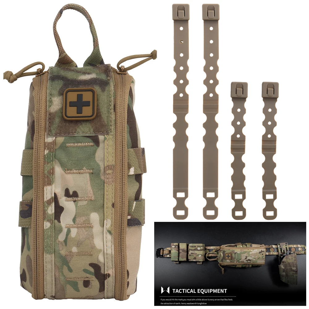 Outdoor Adventure Vest - Camping First Aid Kit MOLLE Waist