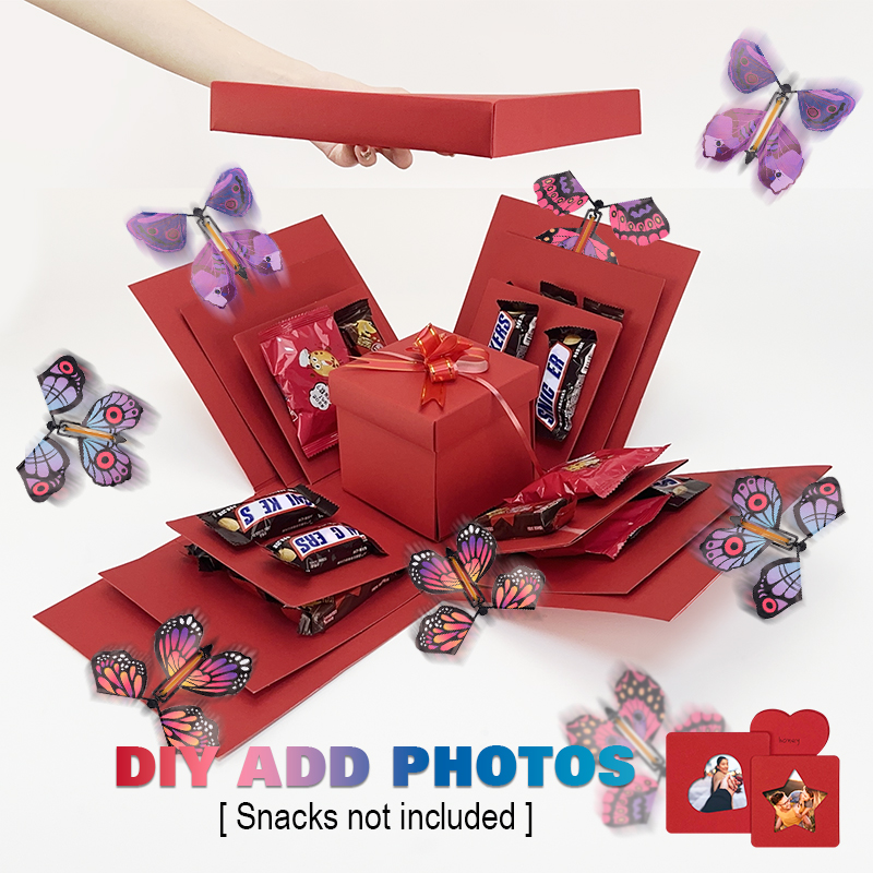 Outdoor Adventure Box - Butterfly Explosion Box Gift DIY Snacks