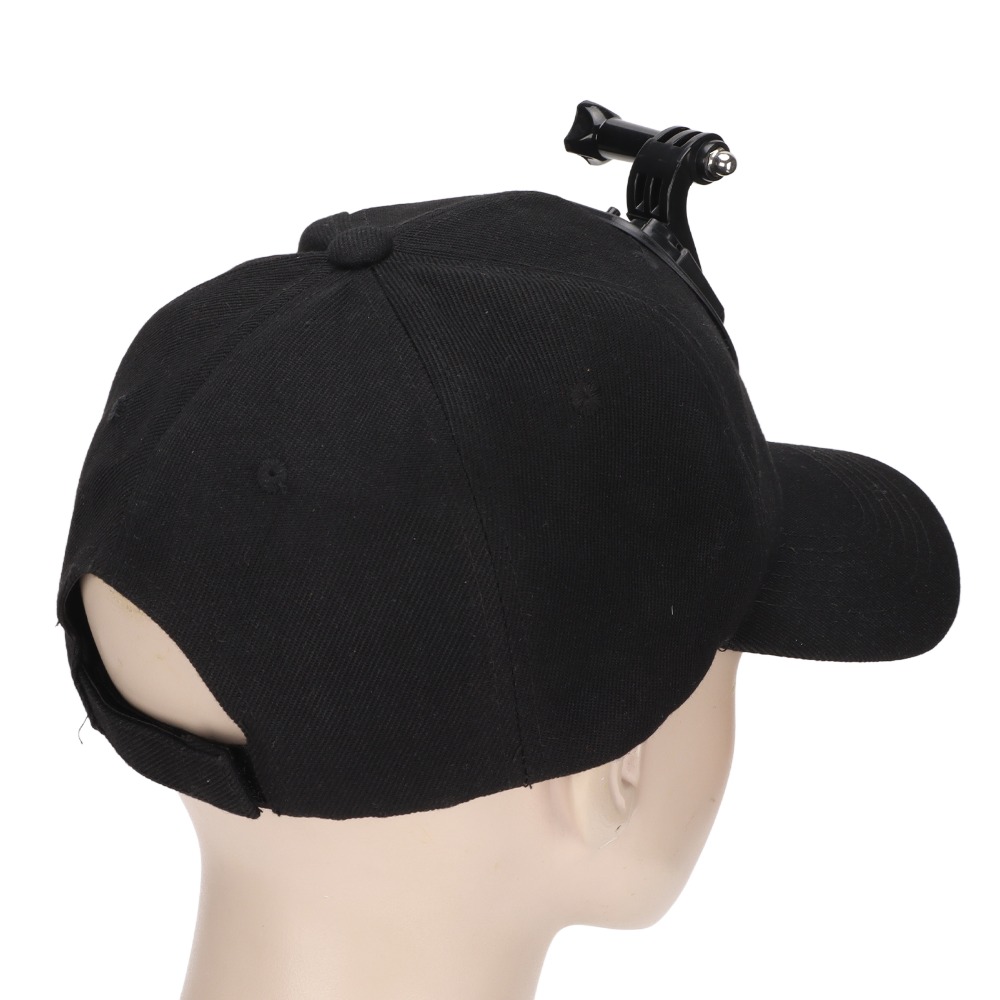 Outdoor Adventure Series - Black Sports Camera Hat Soft Lightweight