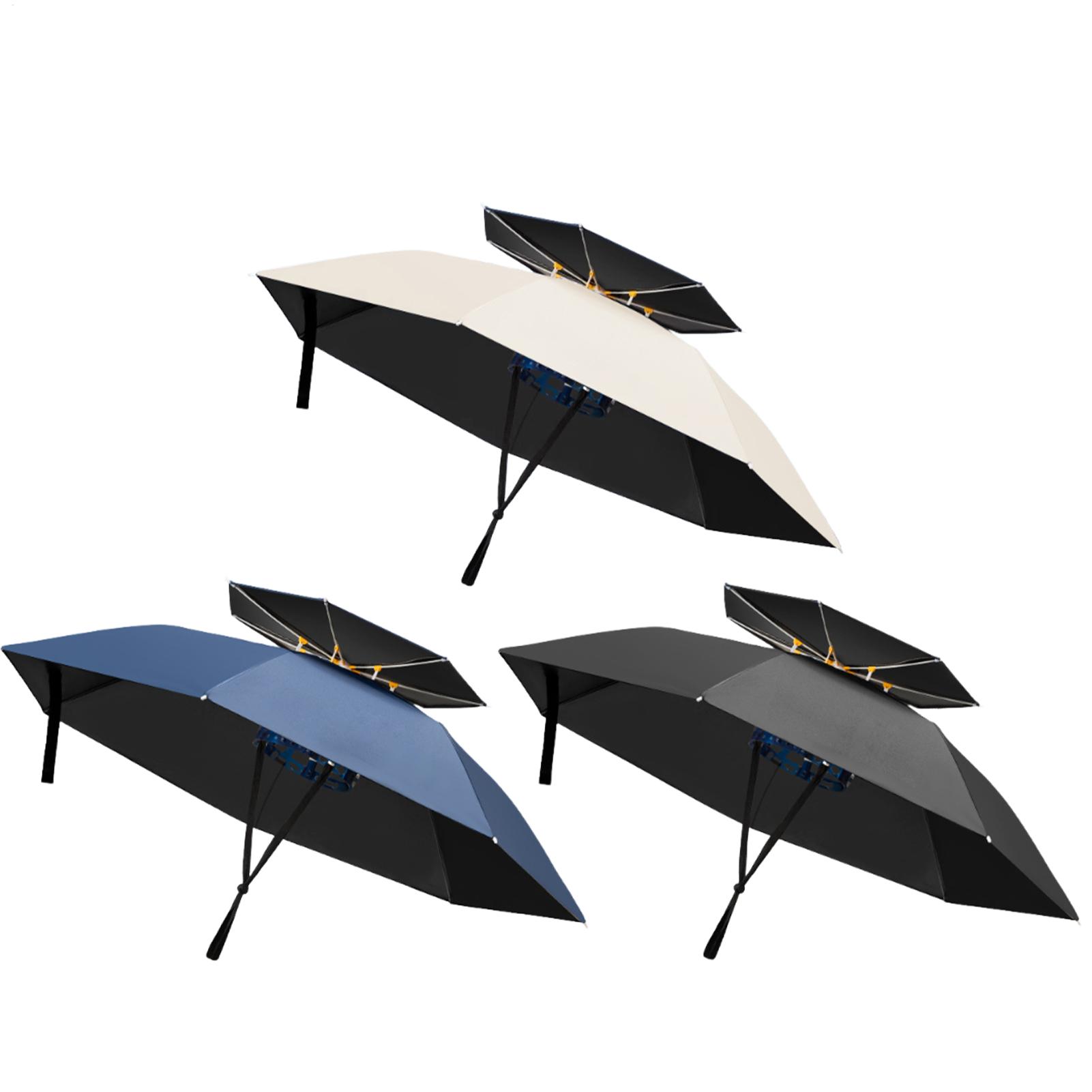 Outdoor Adventure Hat - Foldable Head Mount Umbrella Hat Waterproof
