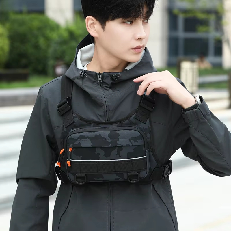 Outdoor Adventure Vest - Cycling Front Chest Vest Tactical Backpack
