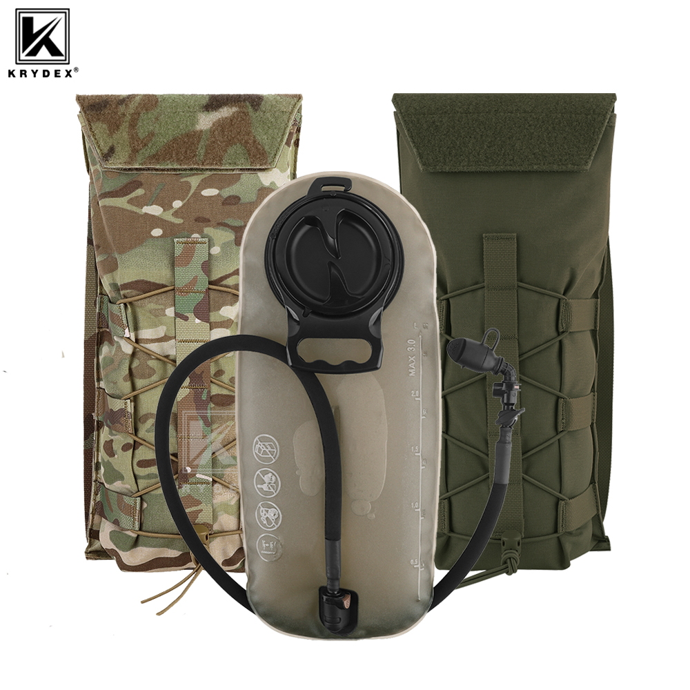 Outdoor Adventure Vest - KRYDEX Tactical 3L Hydration Molle Pack