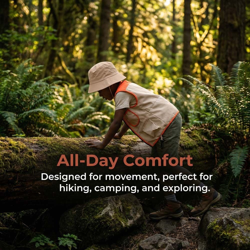 Summer Clothing Explorer Vest  - Outdoor Adventure Movies 评论和价格