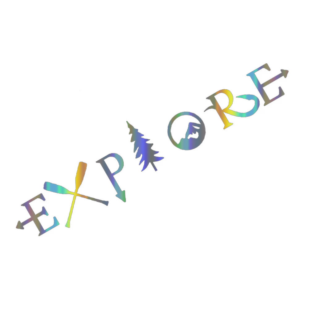 Explore Outdoor Adventure Silh - Outdoor Adventure Words 评论和价格