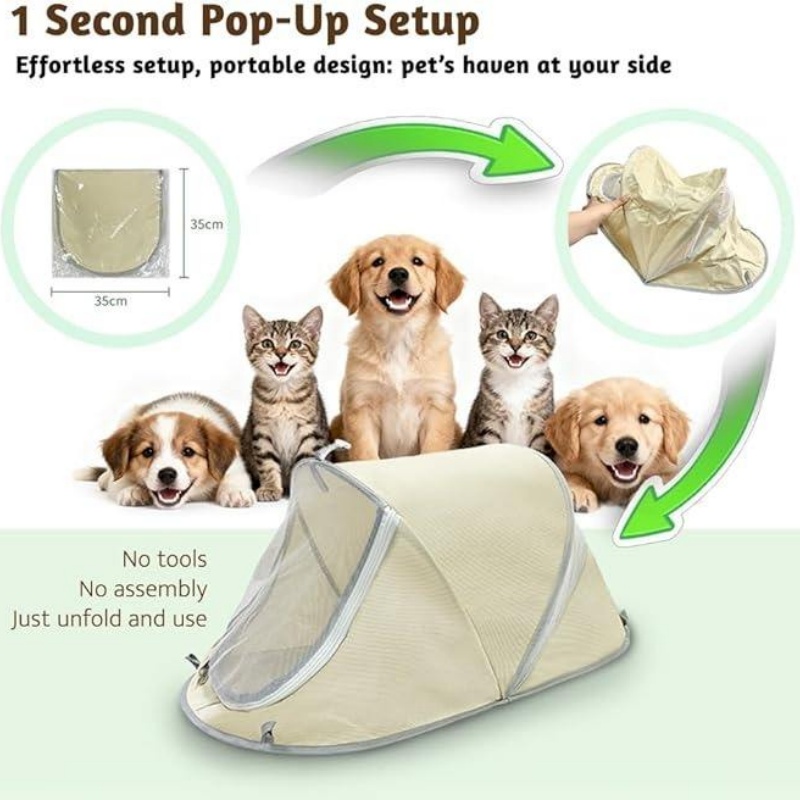 Portable Pop Up Dog Tent Sun P - Outdoor Adventure Tent 评论和价格