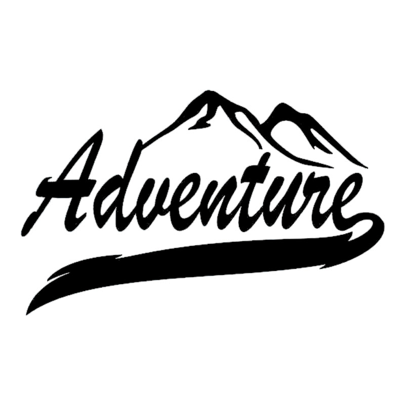 Car Sticker Funny Adventure Ca - Outdoor Adventure Words 评论和价格