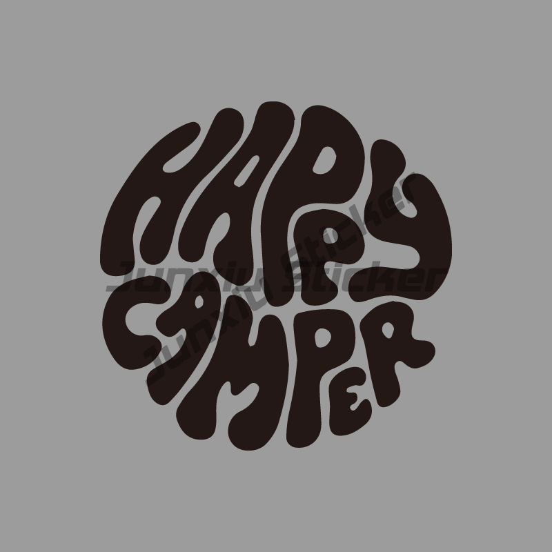 Happy Camper Boho Style Clip A - Outdoor Adventure Words 评论和价格