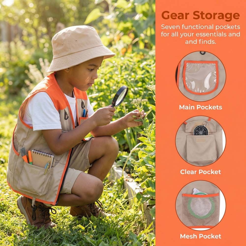 Summer Clothing Explorer Vest  - Outdoor Adventure Movies 评论和价格