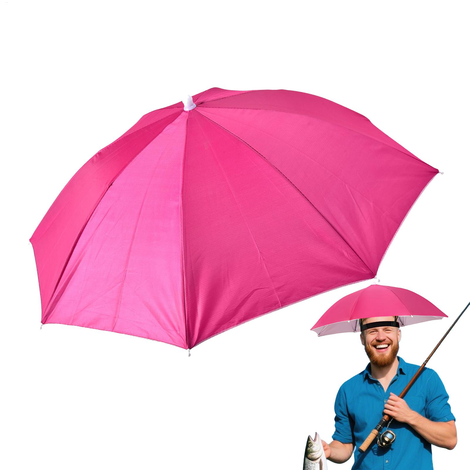 Head Umbrella Hat Sun Rain Umb - Outdoor Adventure Hat 评论和价格
