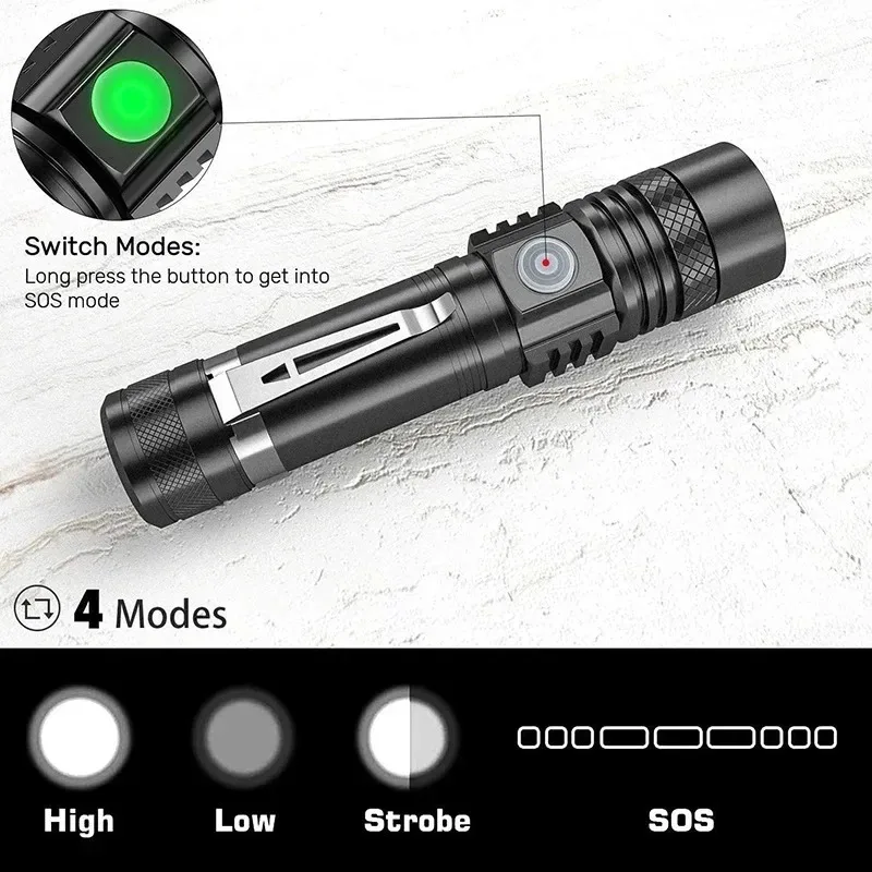 Rechargeable T6 Handheld Flash - Outdoor Adventure Hunt 评论和价格