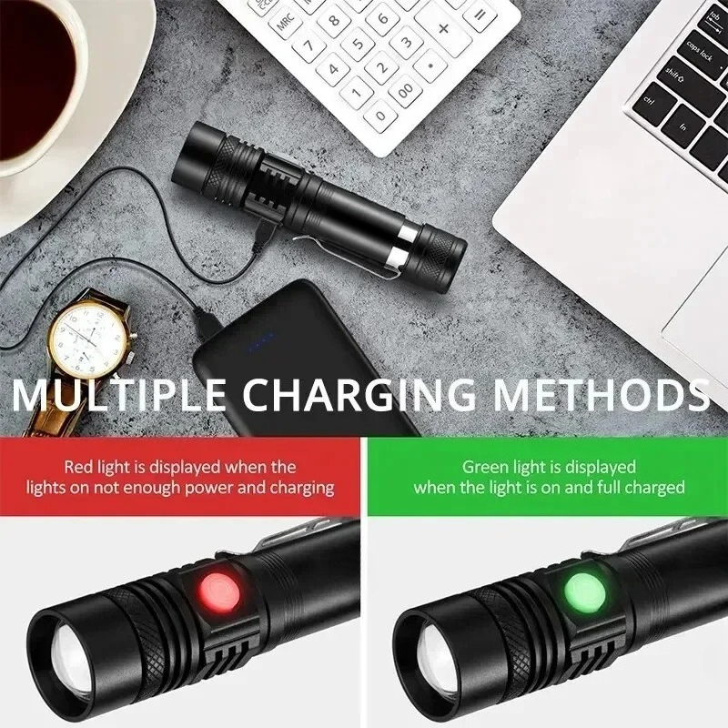 Rechargeable T6 Handheld Flash - Outdoor Adventure Hunt 评论和价格