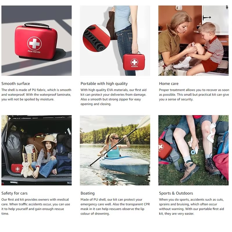 Portable First Aid Kit For Out - Outdoor Adventure And Travel 评论和价格