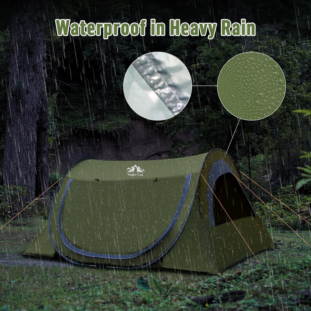 Night Cat Pop Up Tent 2 Person - Outdoor Adventure Tent 评论和价格