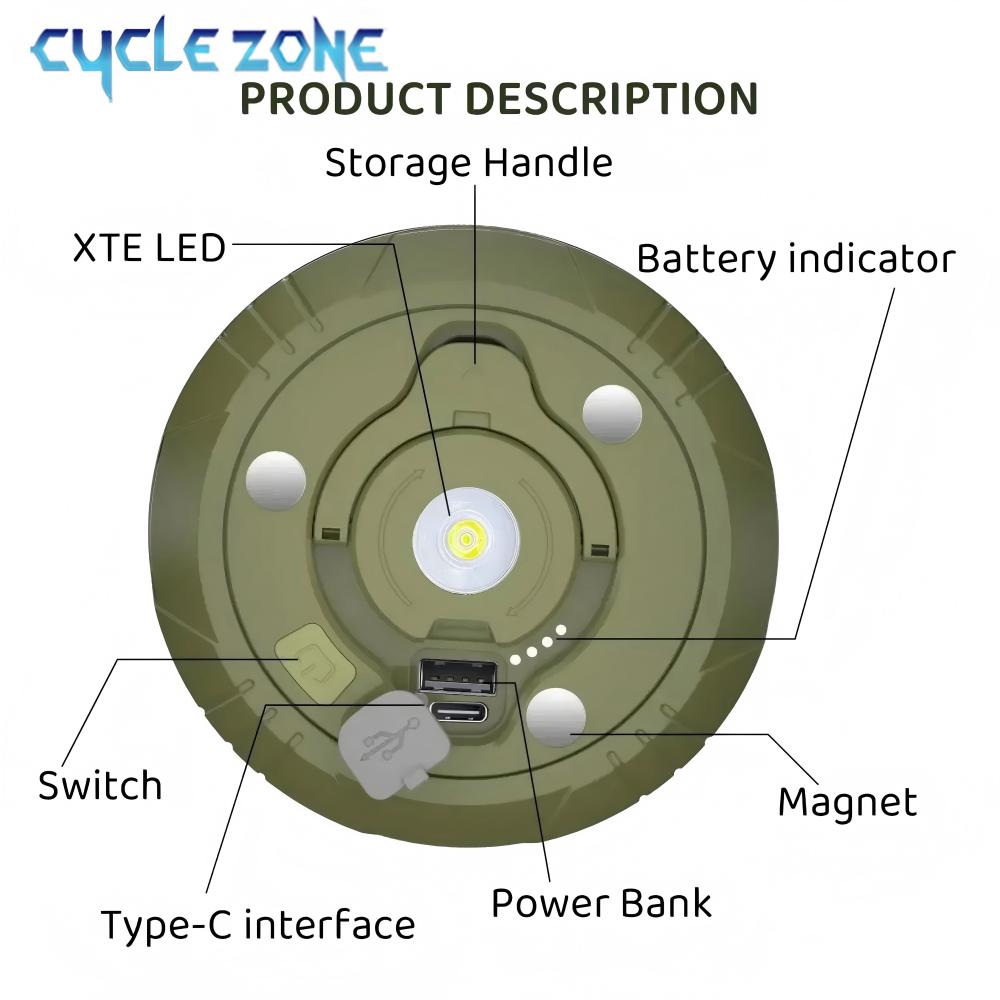 LED Camping Lamp with Reel Str - Outdoor Adventure Hunt 评论和价格