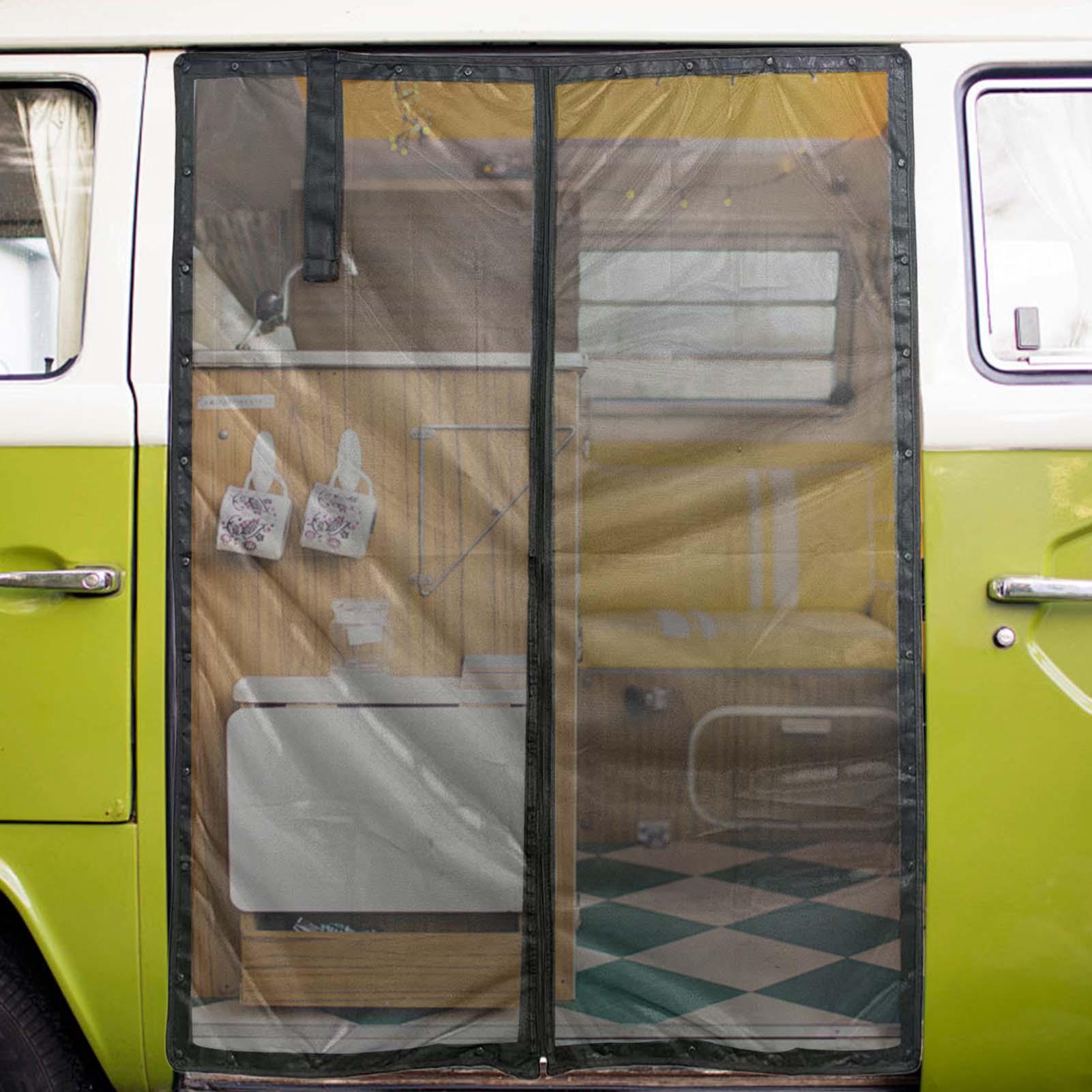 Magnetic Door Screen For Van U - Outdoor Adventure Rv 评论和价格