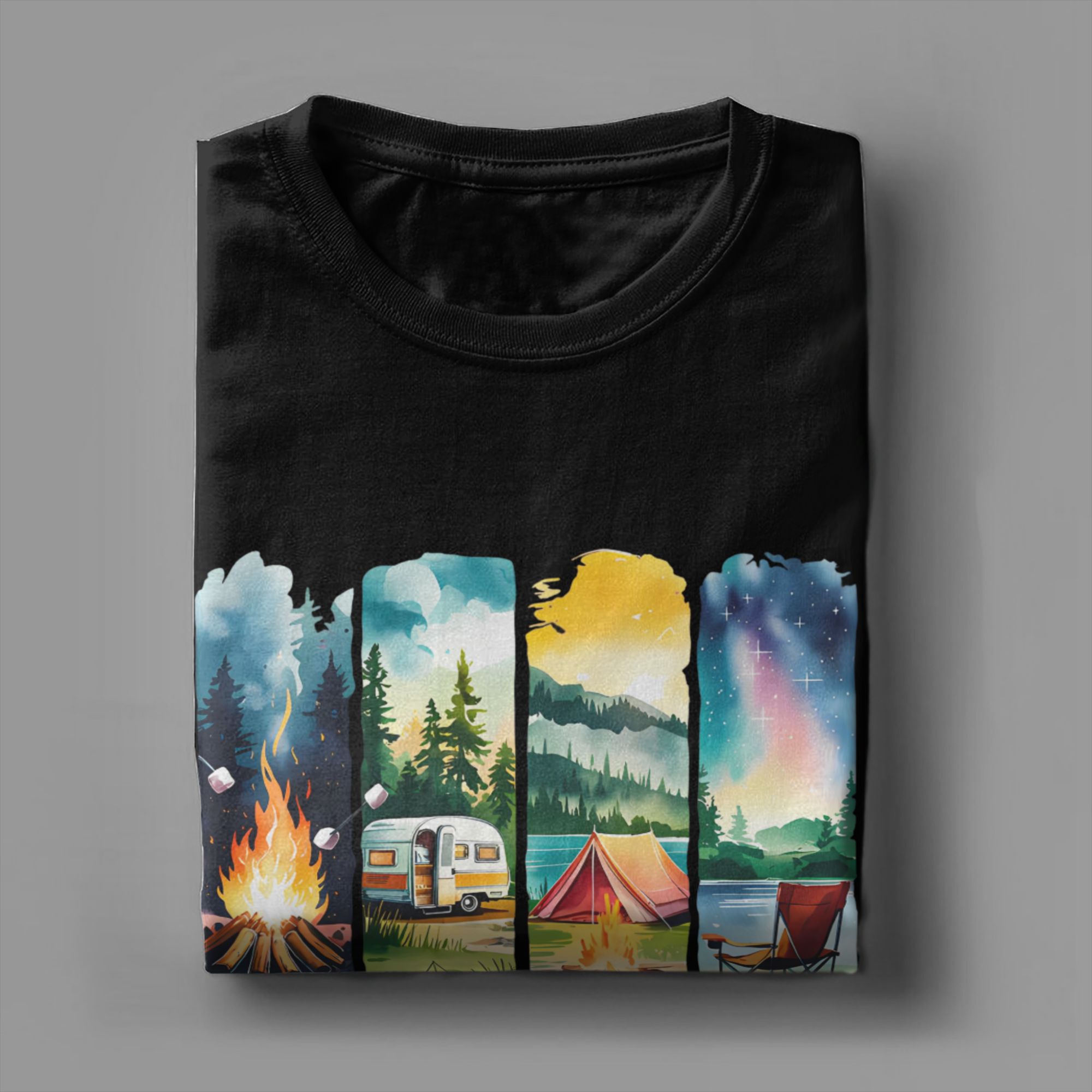 Camping Life T-Shirt RV Tent C - Outdoor Adventure Rv 评论和价格