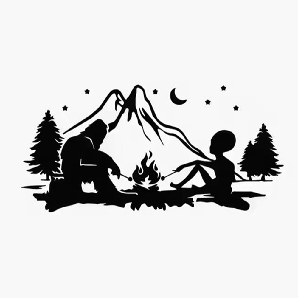 Alien and Bigfoot Campfire Vin - Outdoor Adventure Rv 评论和价格