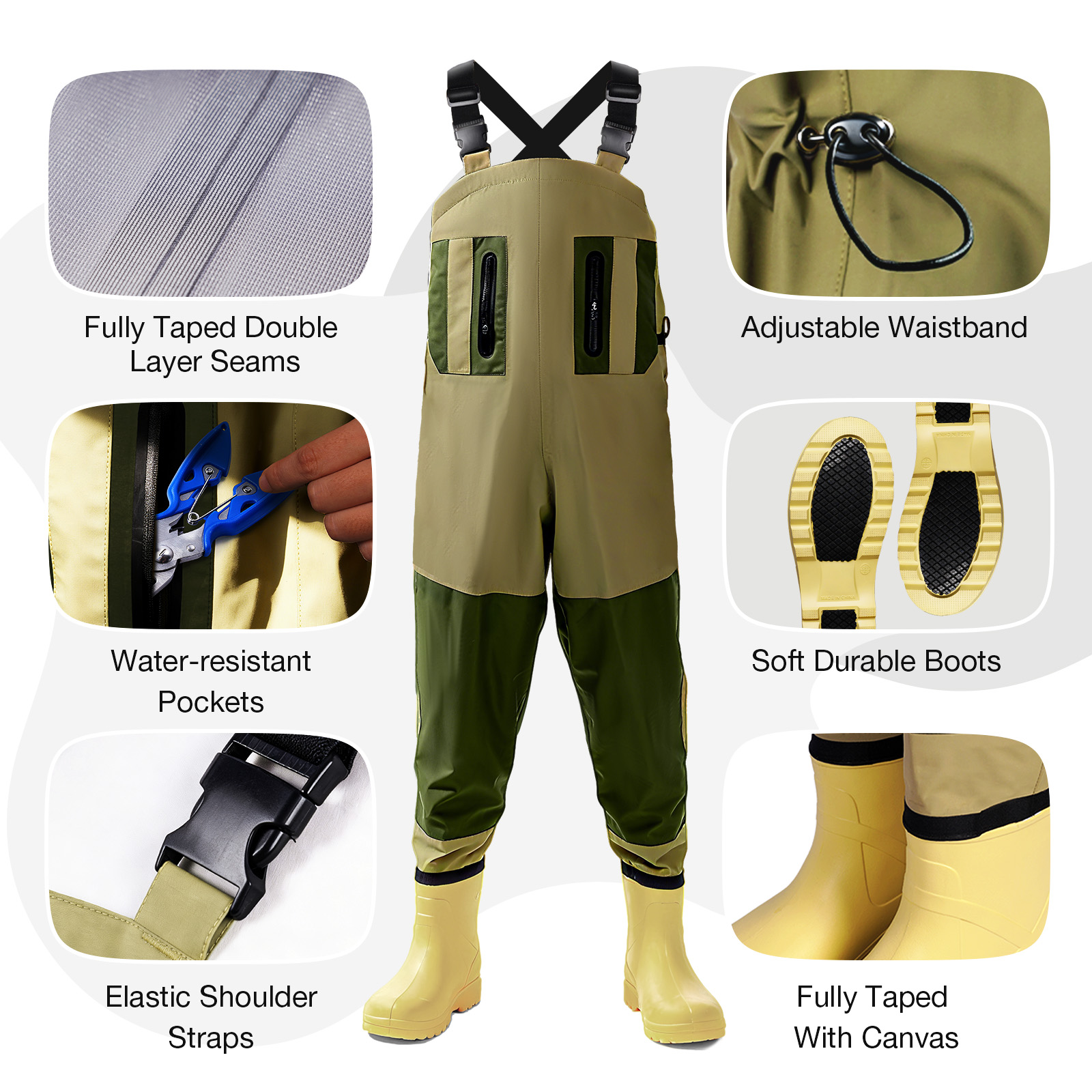 Lightweight Kids Waders - Brea - Outdoor Youth Adventure 评论和价格