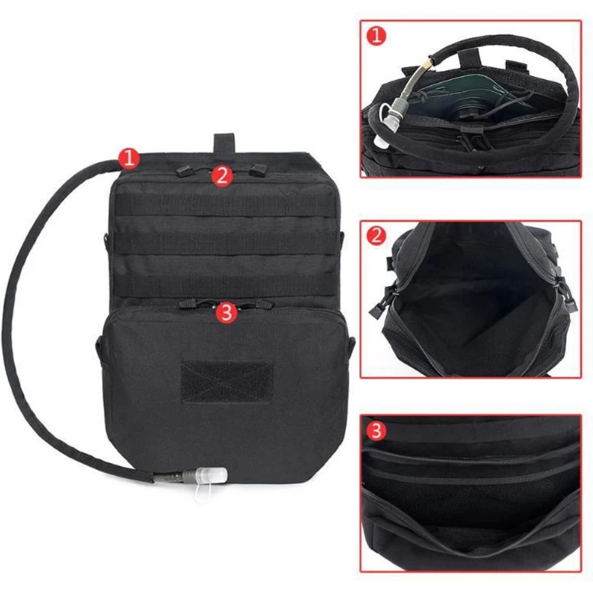 Outdoor Molle Bag Camping Hydr - Outdoor Adventure Vest 评论和价格