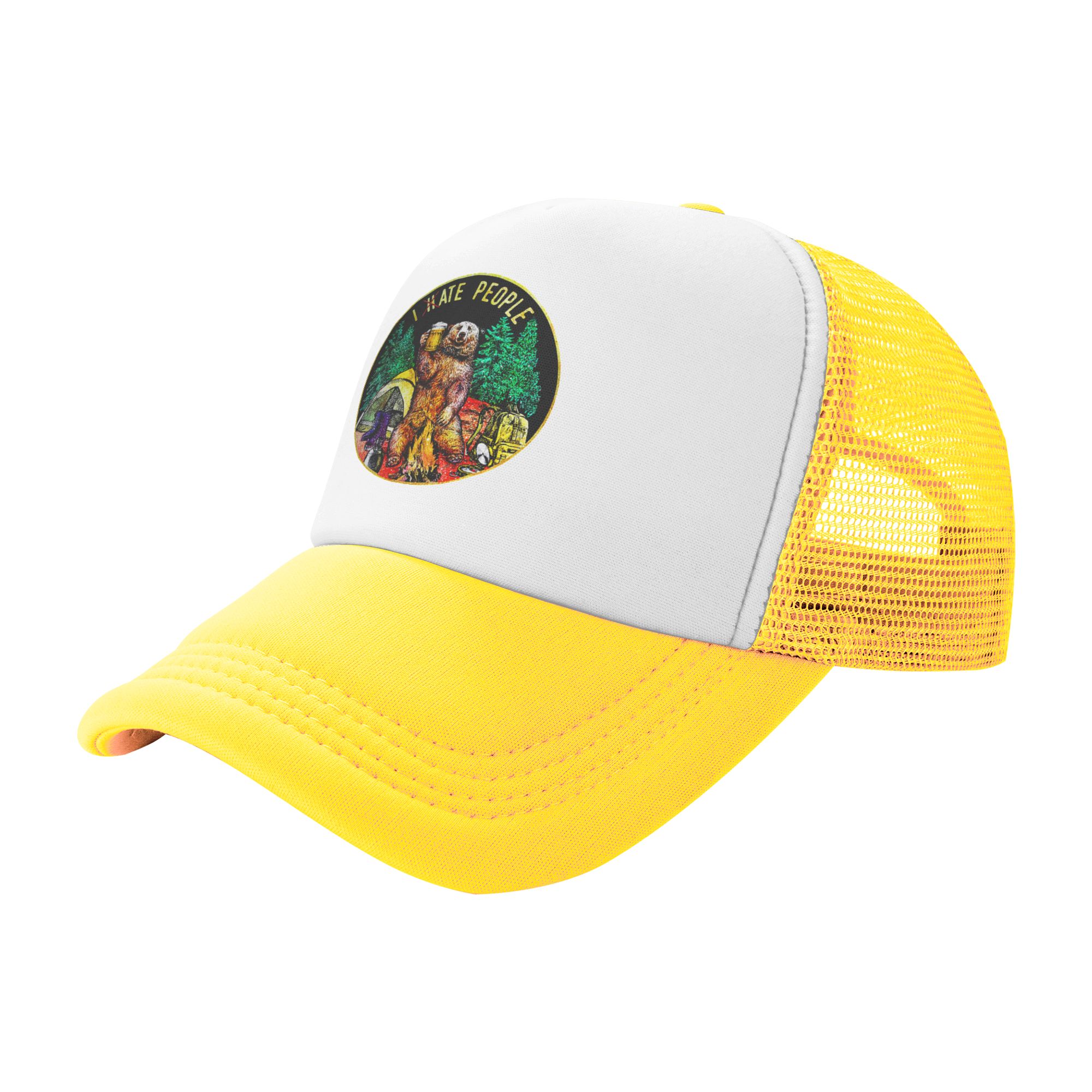 I Hate People Bear Camping Bas - Outdoor Adventure Hat 评论和价格