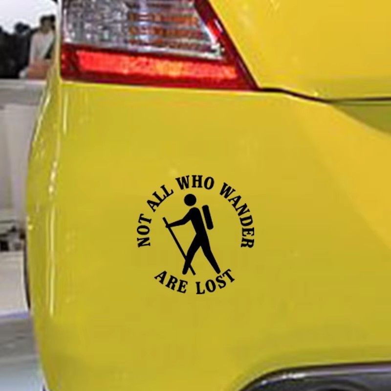 Hiking Enthusiasts Vinyl Stick - Outdoor Adventure Words 评论和价格