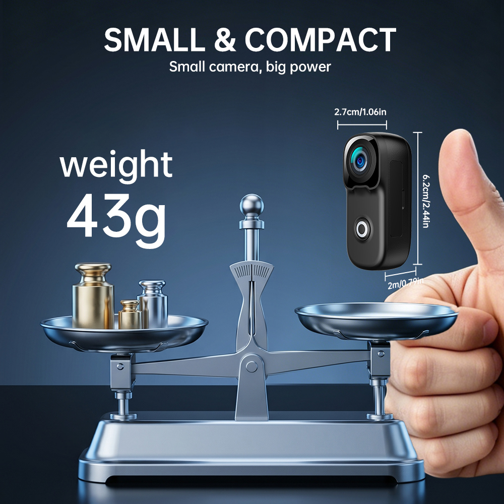 4K Thumb-Sized Action Camera W - Outdoor Adventure Series 评论和价格