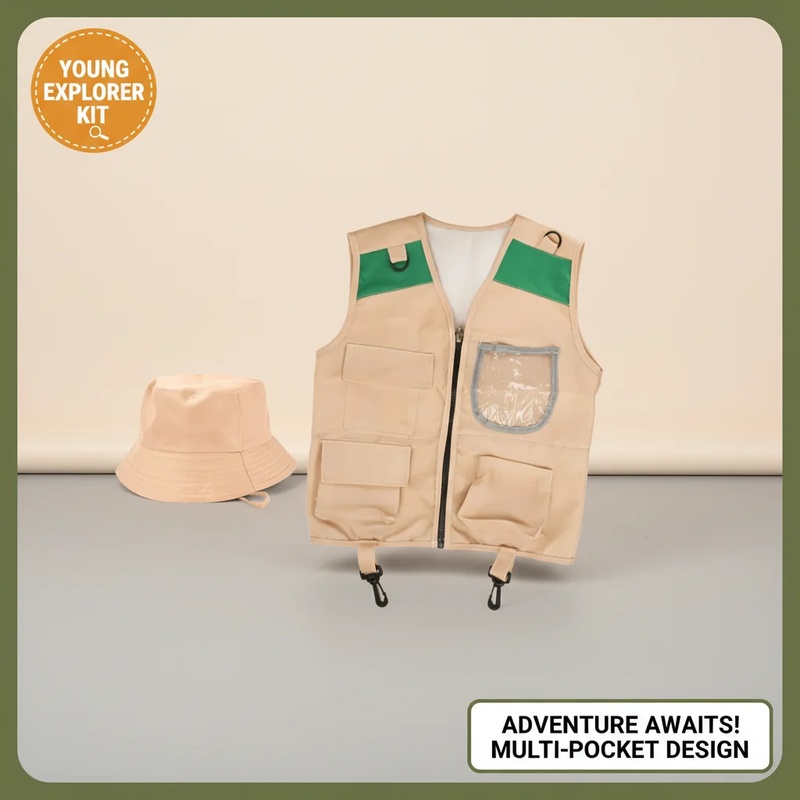 COSKids Safari Explorer Vest & - Outdoor Adventure Movies 评论和价格