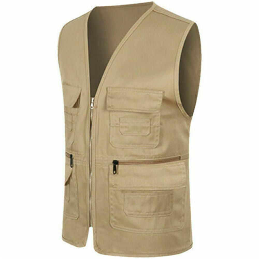 Men's Multi-pocket Workwear Ve - Outdoor Adventure Vest 评论和价格