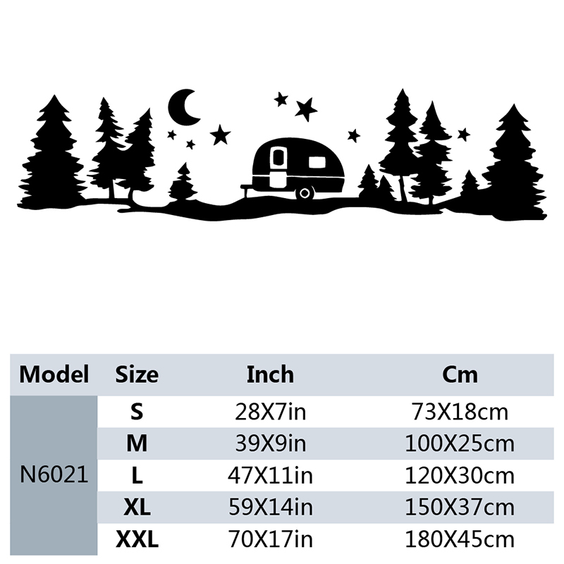 Large star forest vinyl Car st - Outdoor Adventure Rv 评论和价格