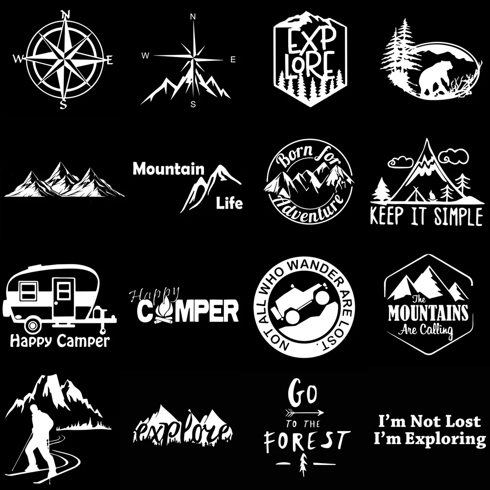 Car Stickers Adventure Outdoor - Outdoor Adventure Series 评论和价格