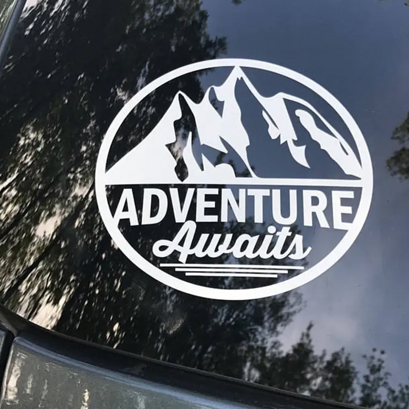 Adventure Awaits Mountain Camp - Outdoor Adventure Words 评论和价格