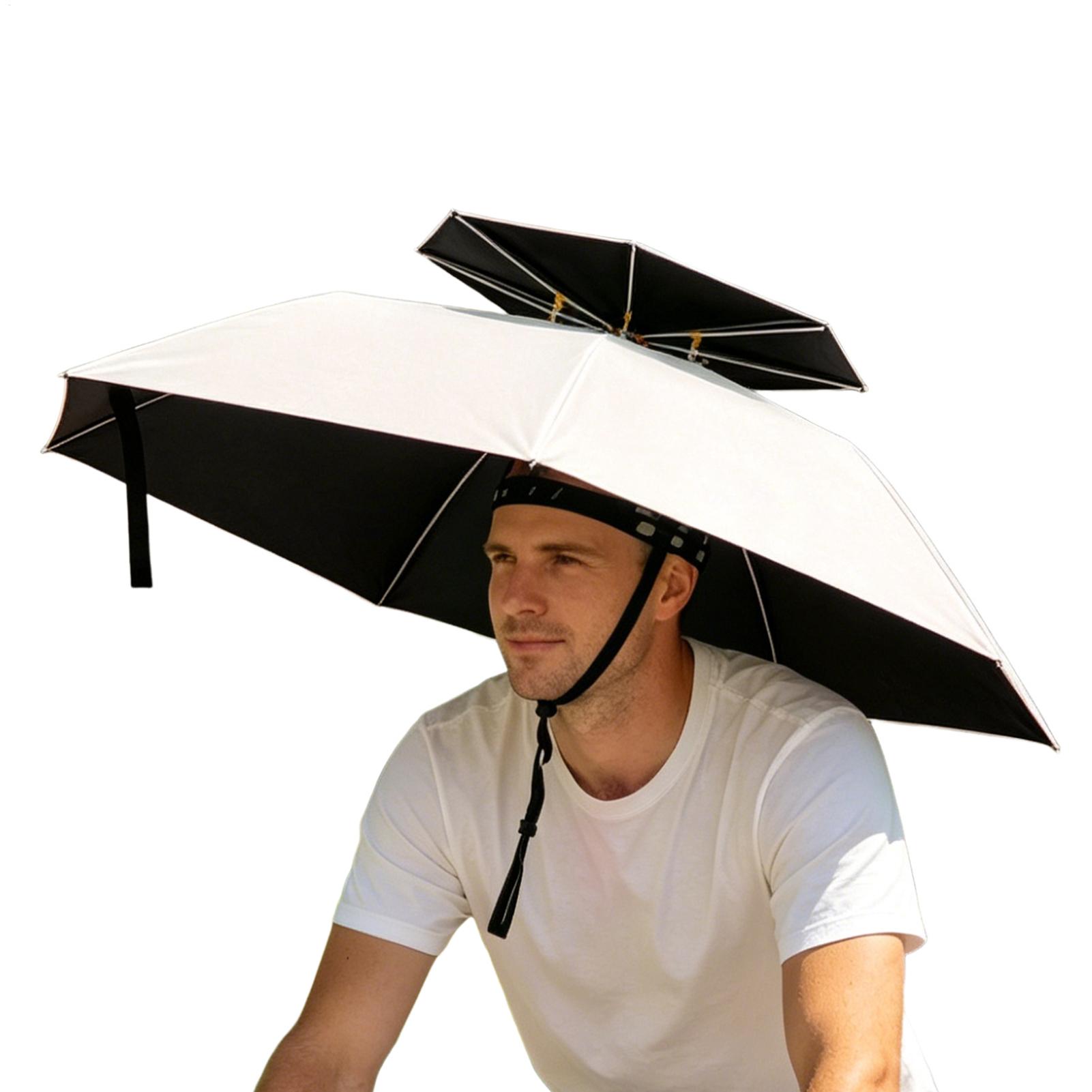 Foldable Head Mount Umbrella H - Outdoor Adventure Hat 评论和价格