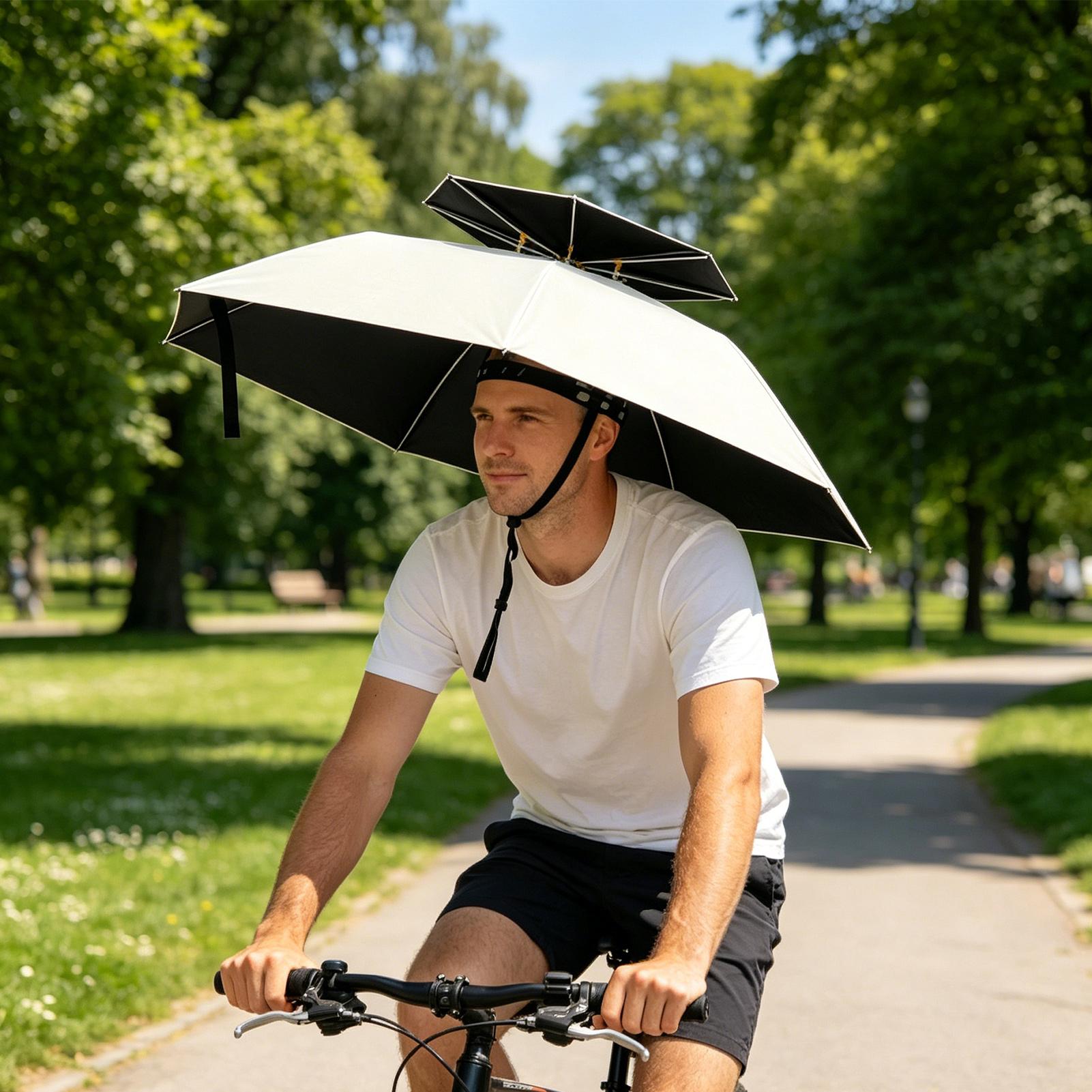 Foldable Head Mount Umbrella H - Outdoor Adventure Hat 评论和价格