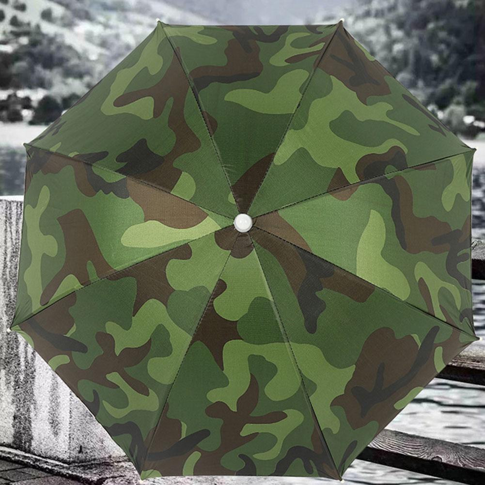 Rain Umbrella Hat Head-mounted - Outdoor Adventure Hat 评论和价格